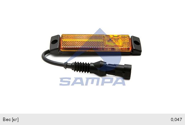 Плафон DAF CF75, 85, XF105 освещения двери SAMPA