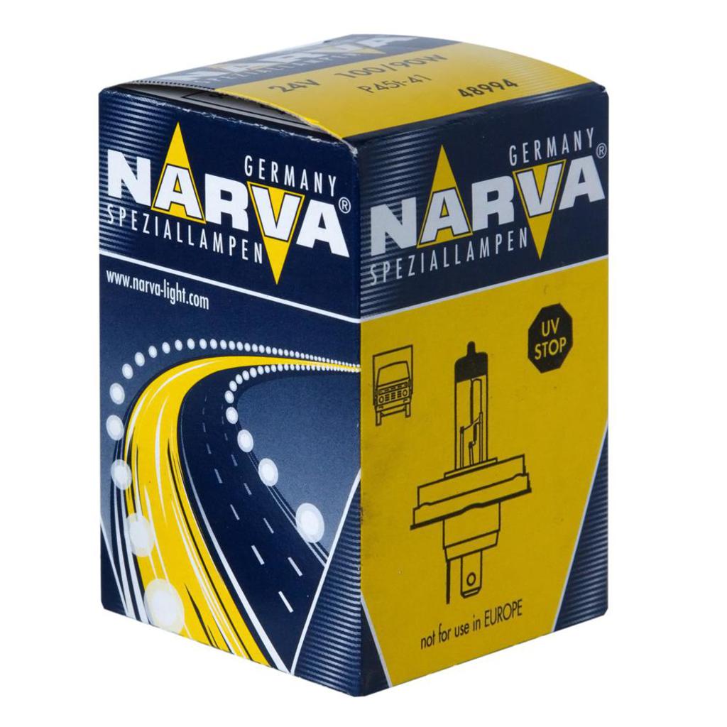 Лампа 24V H4 100/90W P45t-41 Rallye NARVA