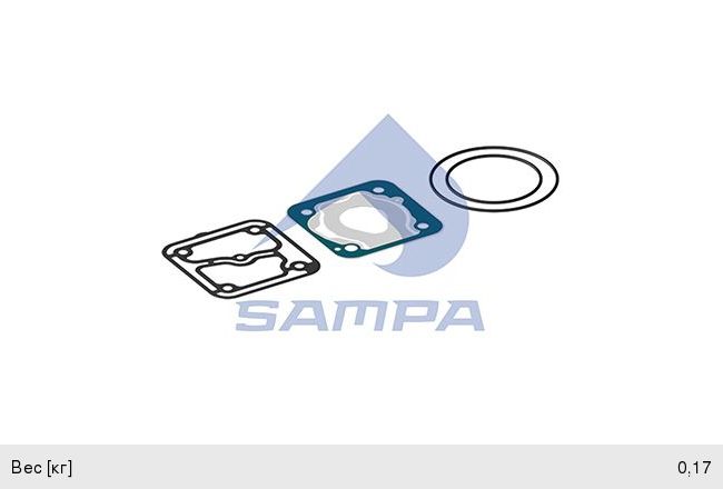 Ремкомплект MERCEDES Atego компрессора (прокладки, клапаны) SAMPA