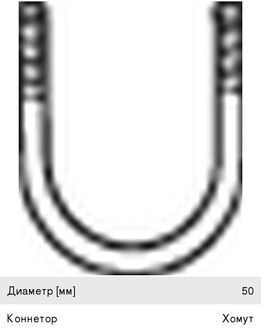 Хомут глушителя MERCEDES 207D-410D (81-95) BOSAL