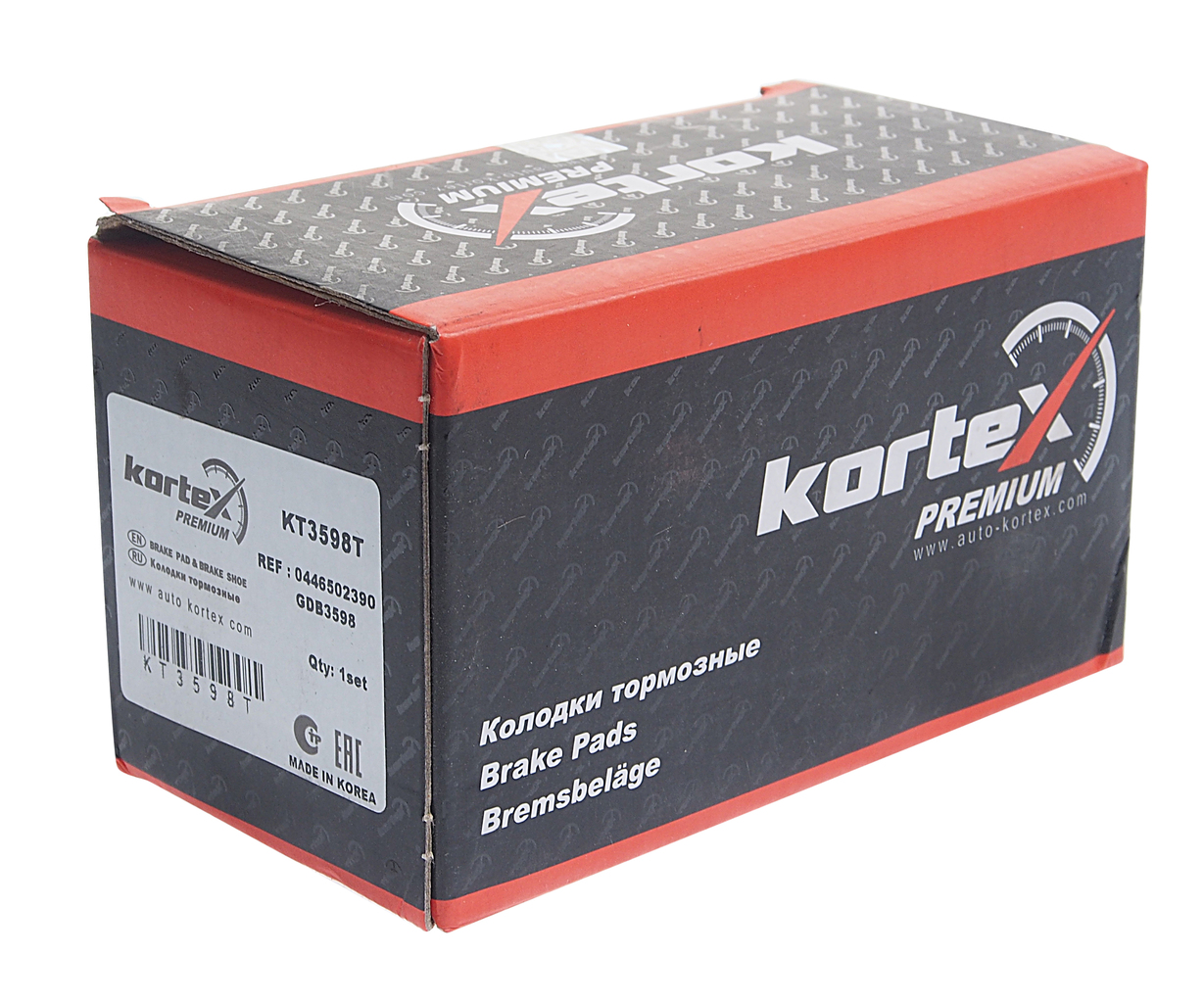 Колодки тормозные TOYOTA Corolla (13-) передние (4шт.) KORTEX