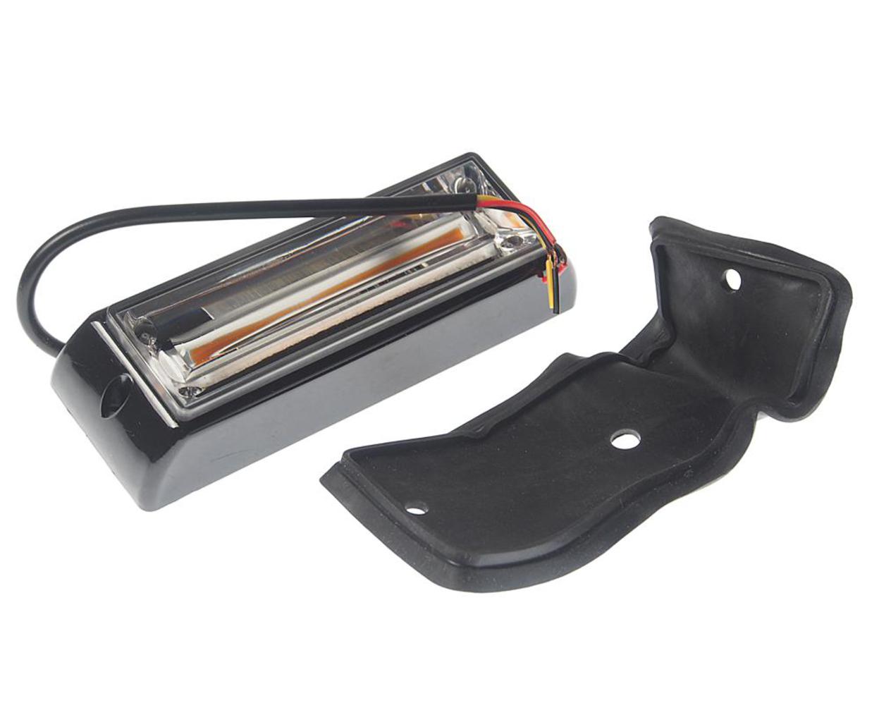 Стробоскоп автомобильный 12-24V COB 10W Orange АВТОСВЕТ