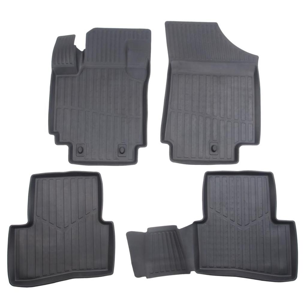 Коврик салона HYUNDAI Creta (16-) 3D резина черный (4 предм.) Premium SRTK