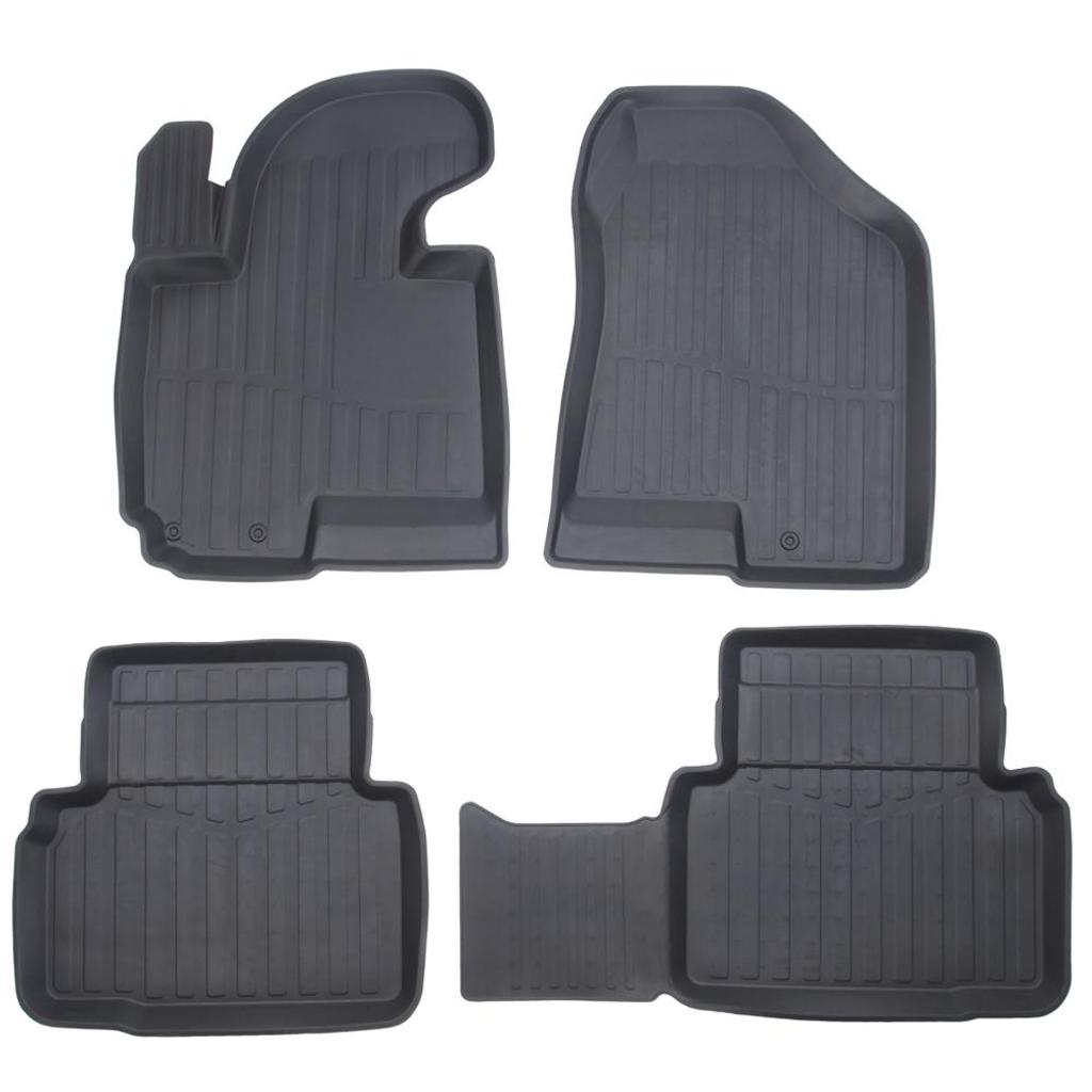 Коврик салона HYUNDAI ix35 (10-15) 3D резина черный (4 предм.) Premium SRTK