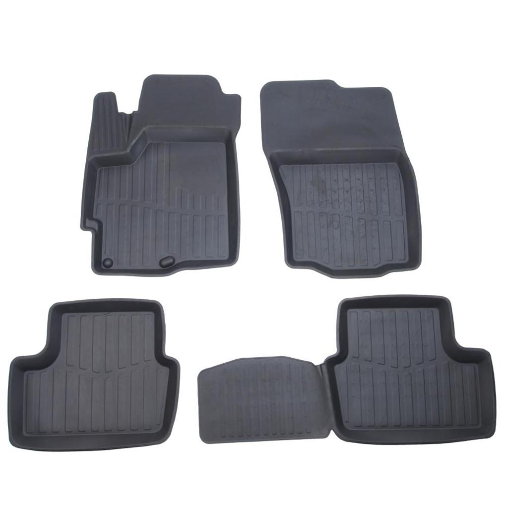 Коврик салона MITSUBISHI Lancer 10 (07-14) 3D резина черный (4 предм.) Premium SRTK