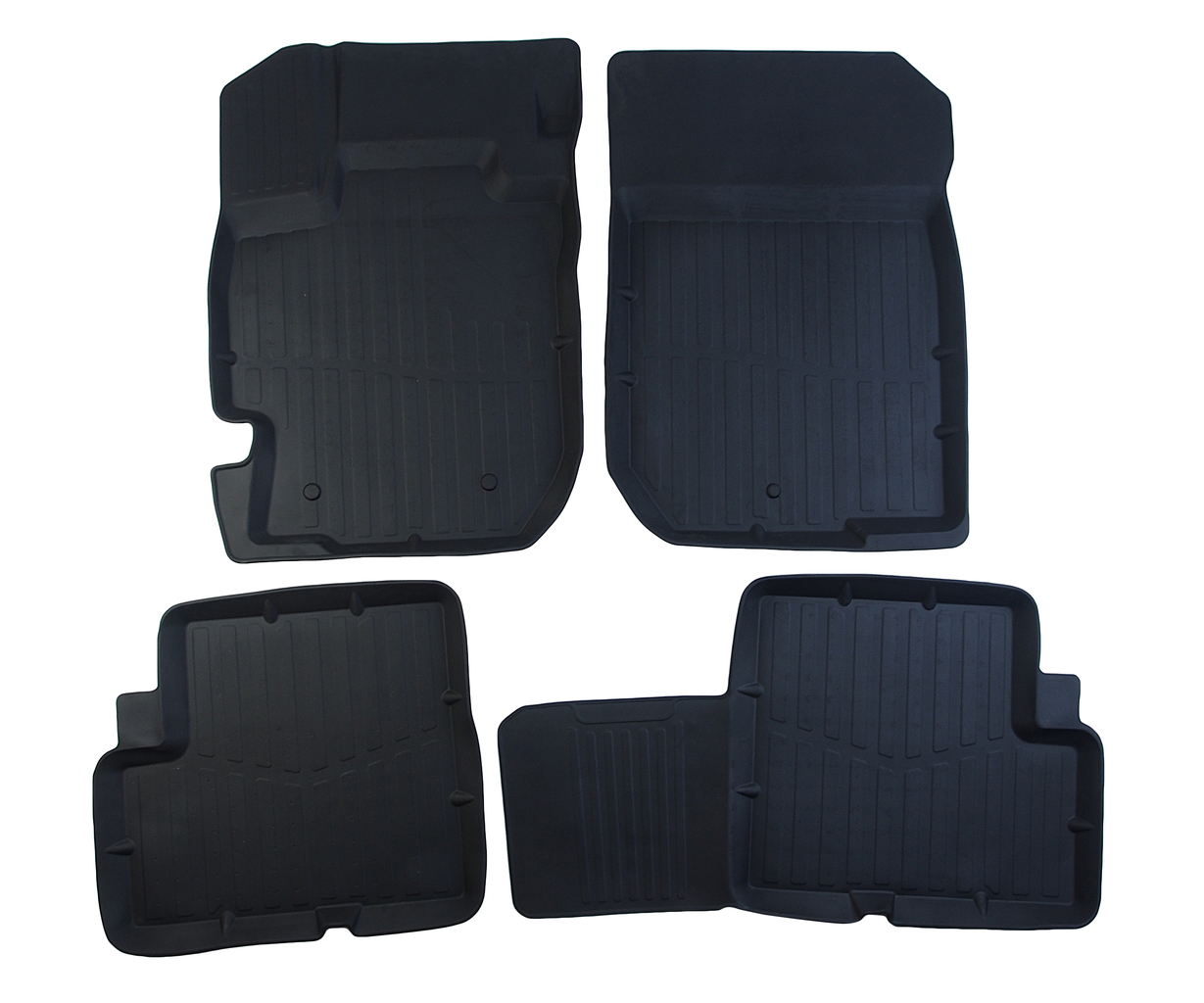 Коврик салона NISSAN Almera (12-) 3D резина черный (4 предм.) Premium SRTK