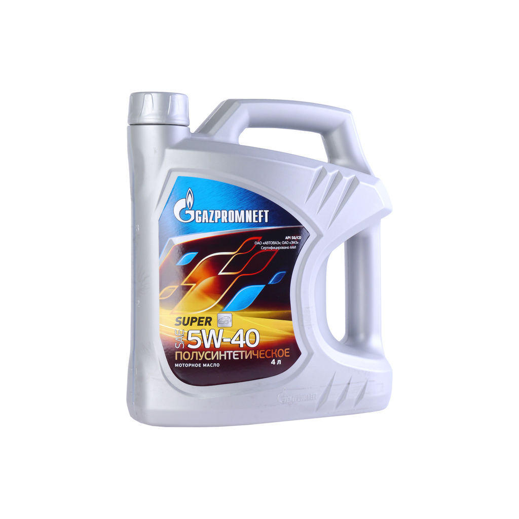 Масло моторное SUPER SG/CD 5W40 п/синт.4л GAZPROMNEFT