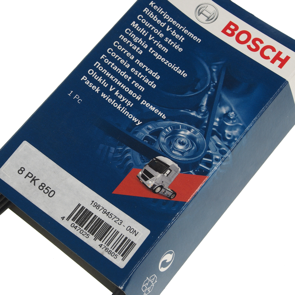 Ремень приводной поликлиновой 8PK850 LAND ROVER Discovery 3 BOSCH